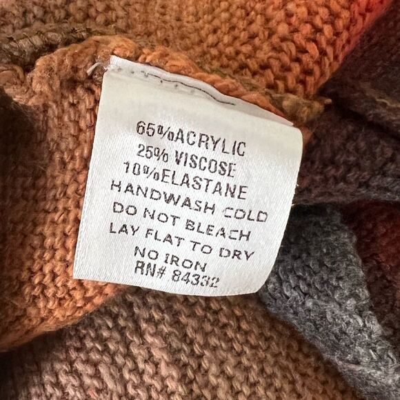 ii sisters Boho Ombré Hooded Cardigan Size S/M - Picture 7 of 8